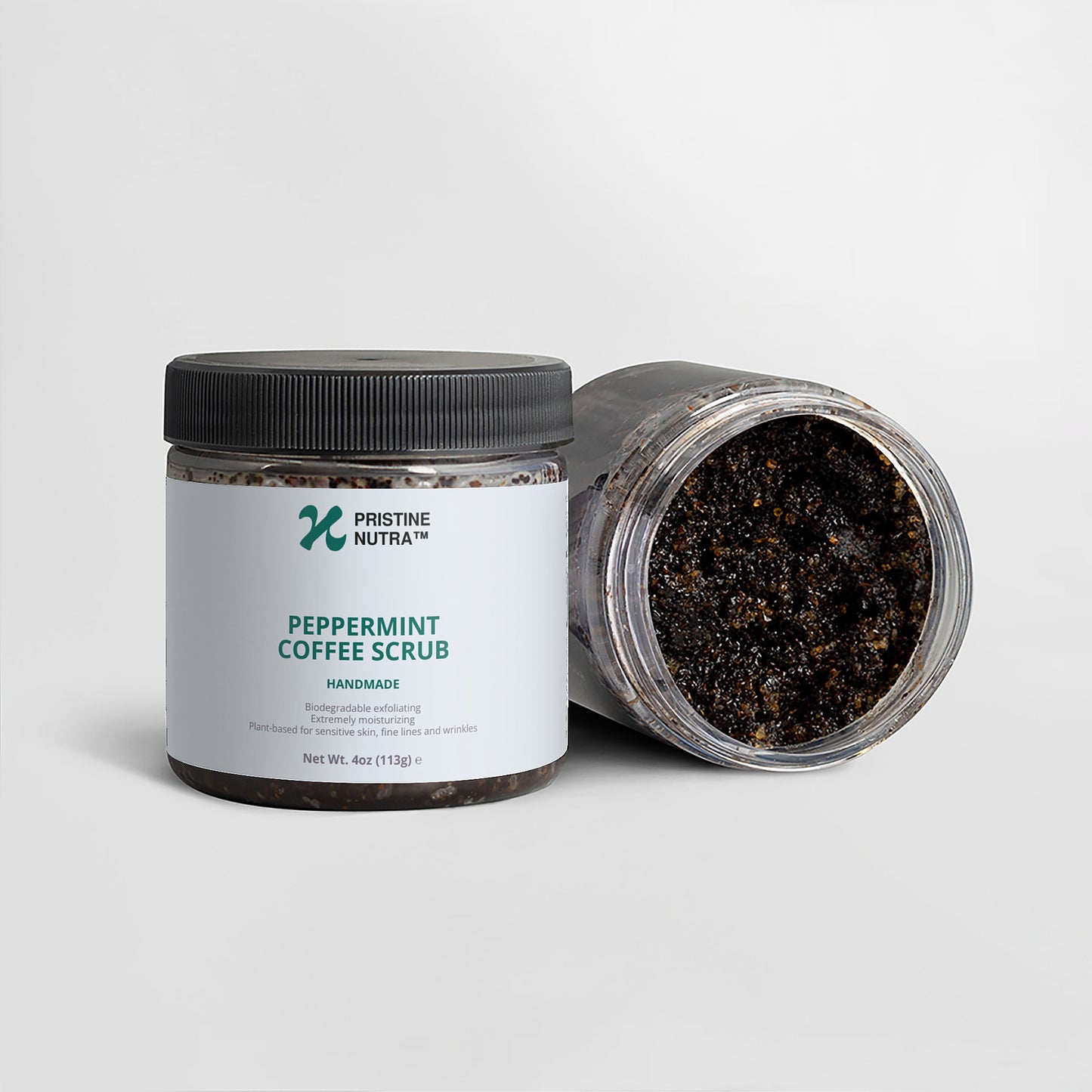 Peppermint Coffee Scrub – Organic Exfoliating Face & Body Scrub |Pristine Nutra