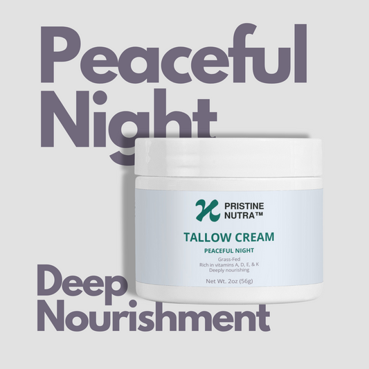 Tallow Cream Peaceful Night-Deep Nourishment for Restful Skin