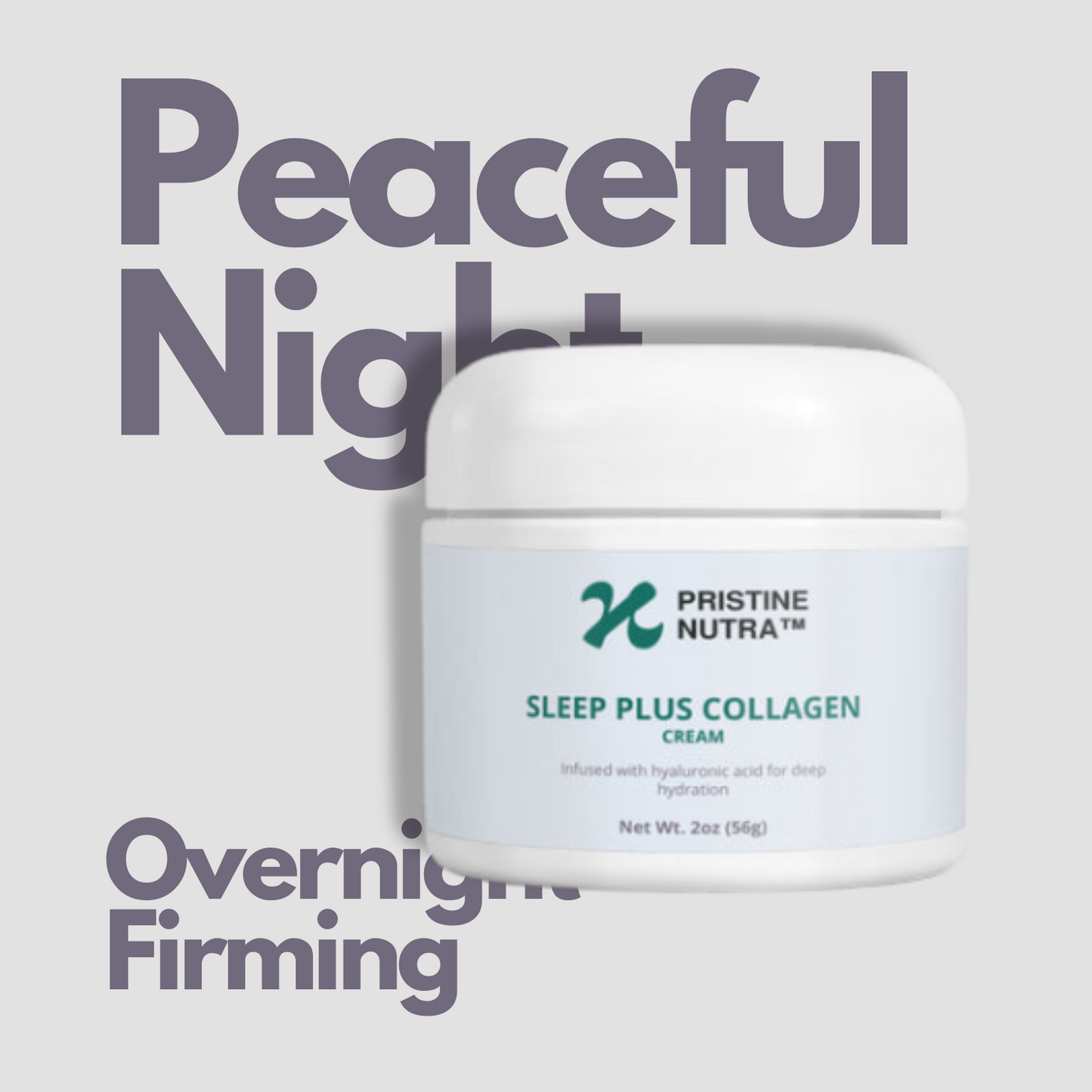 Sleep Plus Collagen Cream-Overnight Firming, Anti-Aging, and Deep Hydration